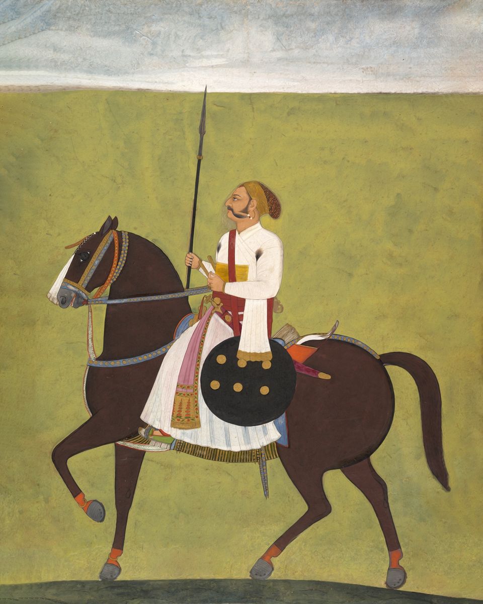  Regal Elegance: 'Equestrian Portrait of a Nobleman' - Art Print on Paper ARTEMYST