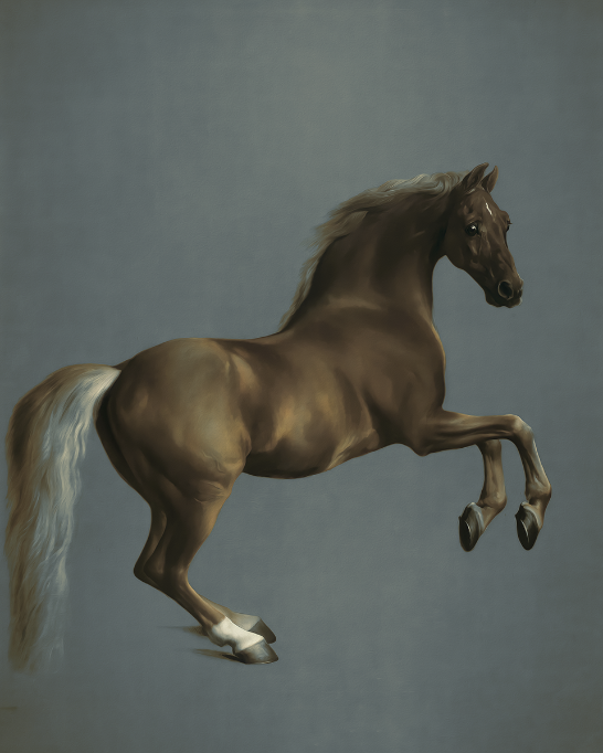  Equestrian Elegance: 'Jumping Horse' Animal Art - Print on Fine Art Paper. ARTEMYST