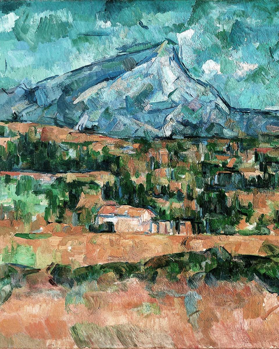 Mont Sainte-Victoire: Cézanne's Artistic Exploration - Art Print on Paper. ARTEMYST