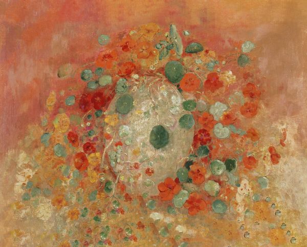  Radiant Blooms: 'Nasturtium' Art Collection - Art Print on Canvas. Artemyst